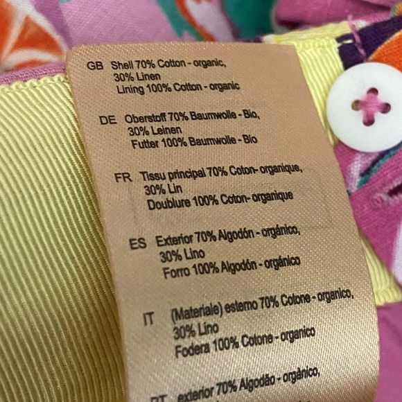 New! Scotch & Soda High-Rise Mid-Length Shorts fruit citrus print 27204 - Picture 12 of 16